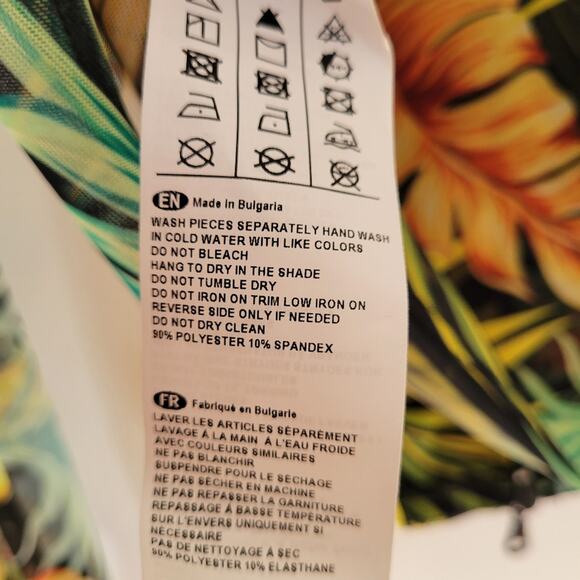 Joseph Ribkoff Black/Multi Tropical Sheer Shell Jacket size 6 - Picture 9 of 9